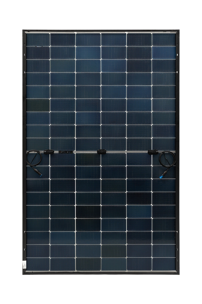 Jolywood Solarmodul Bifazial Glas/Glas, schwarz 445 W | Rueckseite | klimaworld.com