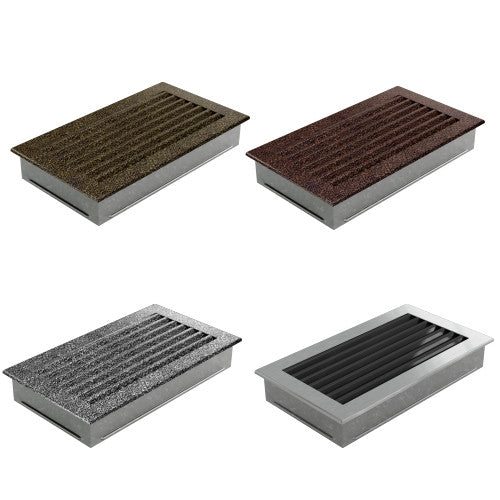 Kamin Lüftungsgitter Luftgitter Lamellengitter 17x30 cm