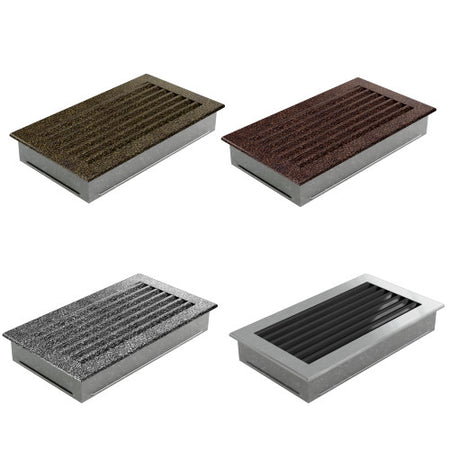 Kamin Lüftungsgitter Luftgitter Lamellengitter 17x30 cm