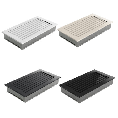 Kamin Lüftungsgitter Luftgitter Lamellengitter 17x30 cm