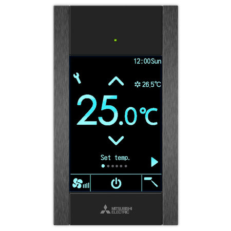 MITSUBISHI | Fernbedienung Touch Bluetooth | PAR-CT01MAA-PB | schwarz