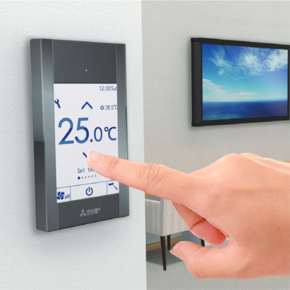 MITSUBISHI | Fernbedienung Touch Bluetooth | PAR-CT01MAA-PB | schwarz