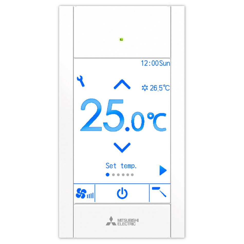 MITSUBISHI | Kabelfernbedienung Touch | PAR-CT01MAA-S | weiß