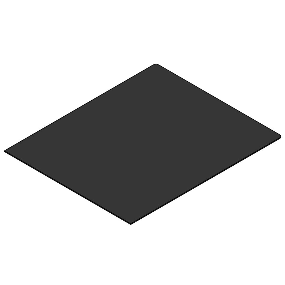 TermaTech | Bodenplatte Rechteck | 660×800×2 mm | Stahl | Schwarz