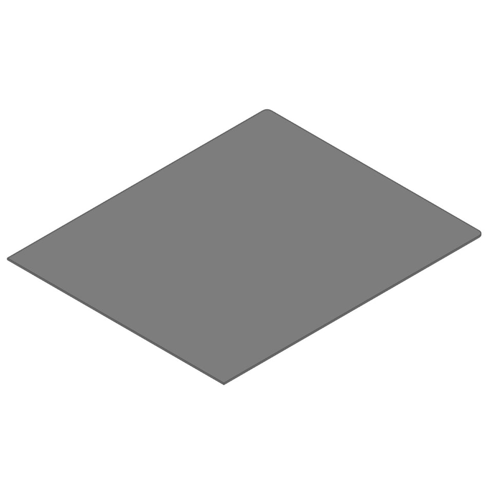 TermaTech | Bodenplatte Rechteck | 990×1240×2 mm | Stahl | Hellgrau