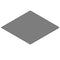 TermaTech | Bodenplatte Quadrat | 990×990×2 mm | Stahl | Hellgrau