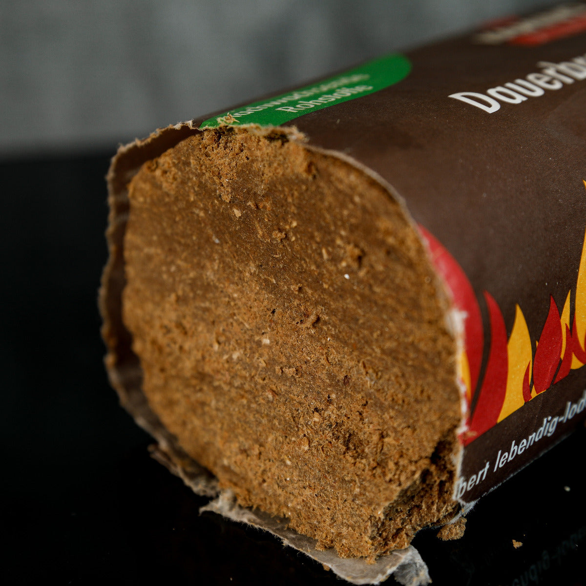 Kaminfeuer Holzscheit Dauerbrenner Kaminholz Rapsöl 1 Stück | Klimaworld.com