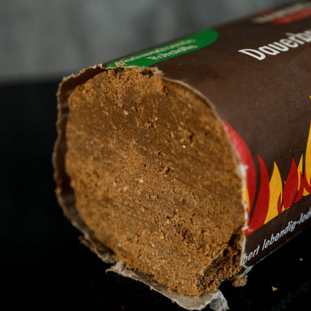 Kaminfeuer Holzscheit Dauerbrenner Kaminholz Rapsöl 1 Stück | Klimaworld.com