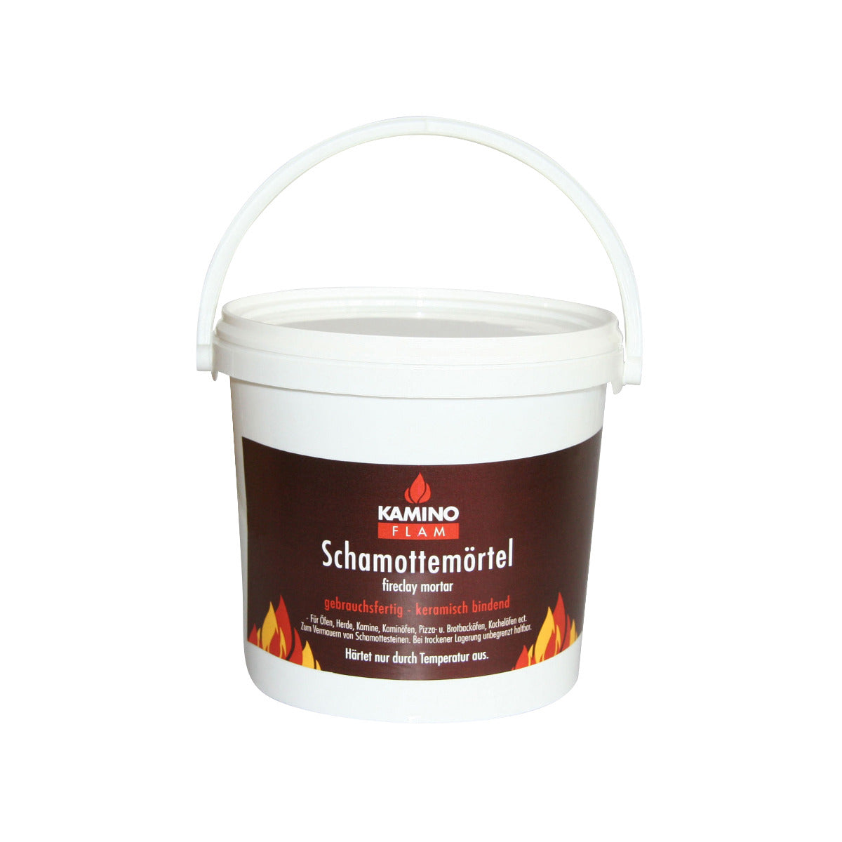 KaminoFlam Schamottemörtel Schamottekleber 1 kg Eimer | Klimaworld.com
