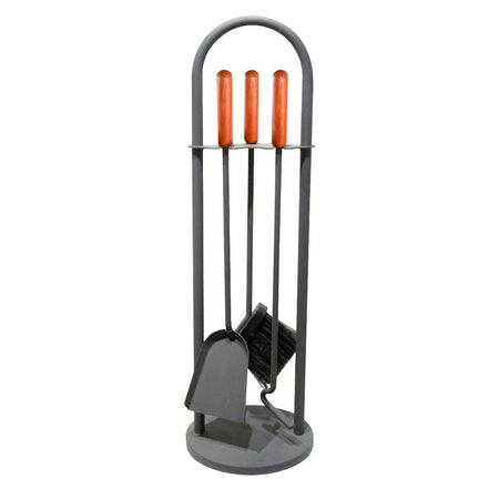 Kaminbesteck 3-teilig gussgrau ca. 70 cm | Klimaworld.com