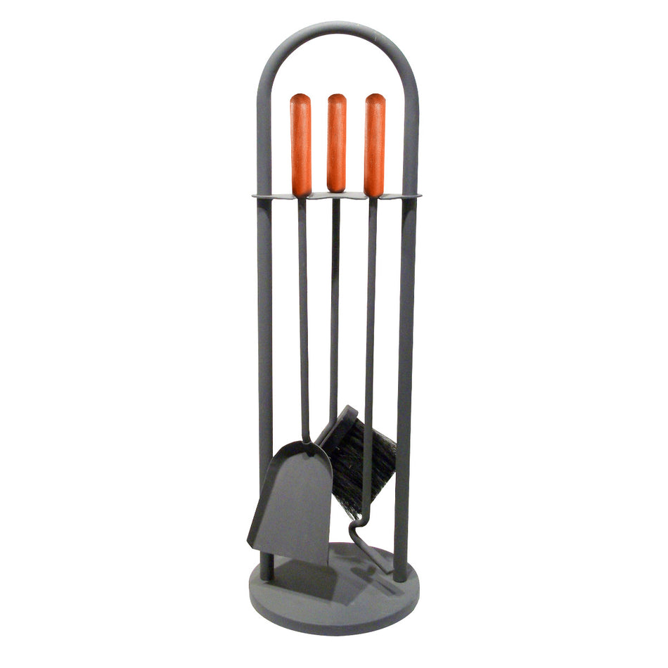 Kaminbesteck 3-teilig gussgrau ca. 70 cm | Klimaworld.com