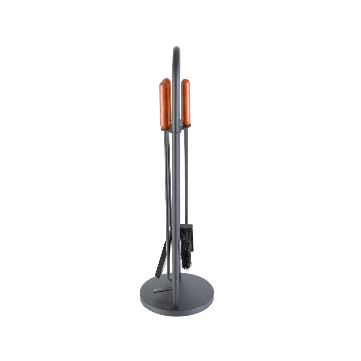 Kaminbesteck 3 teilig schwarz ca. 70cm Komplettset | Klimaworld.com