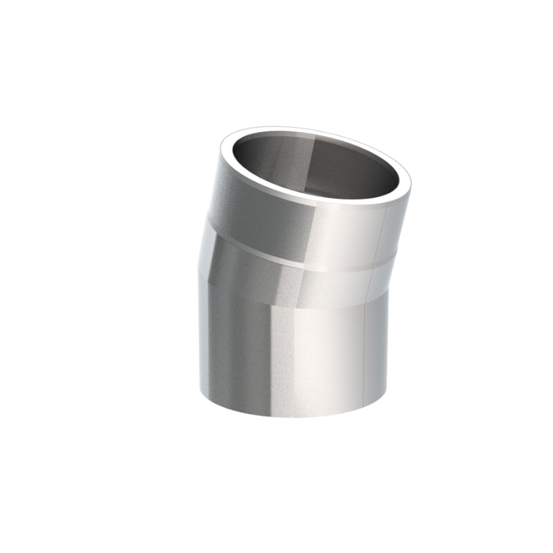 Jeremias Ofenrohr Winkel 15° ohne Tür | Edelstahl gebürstet