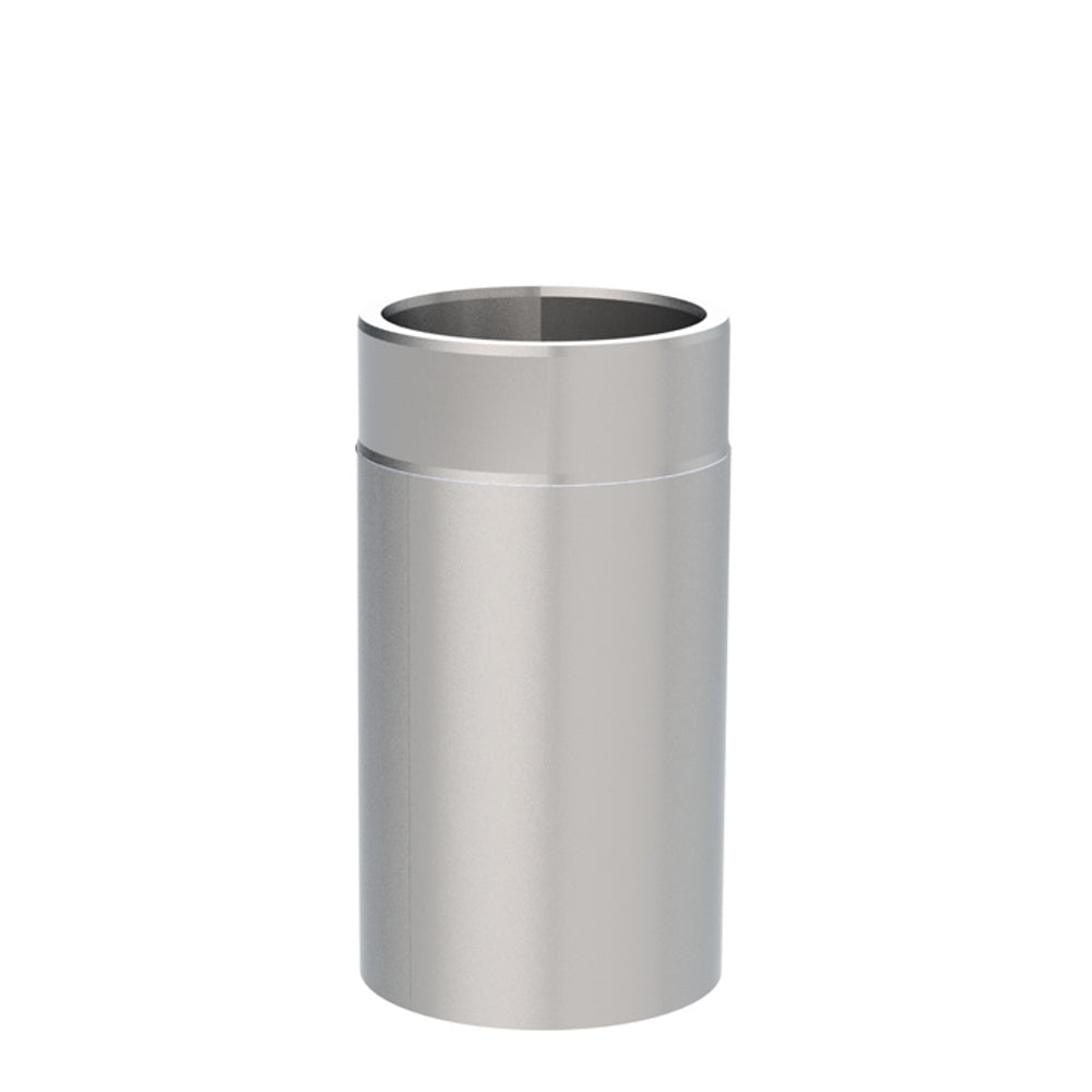 Jeremias Ofenrohr Längenelement 330mm | Edelstahl gebürstet