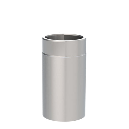 Jeremias Ofenrohr Längenelement 330mm | Edelstahl gebürstet