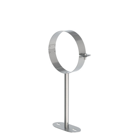 Jeremias Ofenrohr Wandhalter bis 250 mm | Edelstahl gebürstet