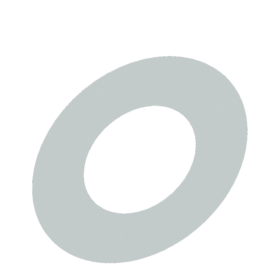 Jeremias große Ofenrohr Wandrosette 85mm | Edelstahl gebürstet