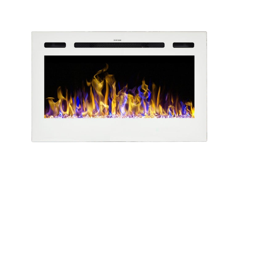 Aflamo LED Elektrokamin | Majestic 36 weiß | Klimaworld.com