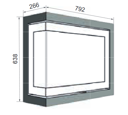 S75 4-seitige Zierleiste
