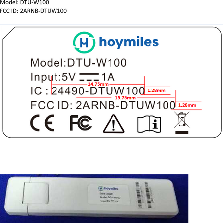 Hoymiles DATEN LOGGER | WLAN Stick | DTU-W100 