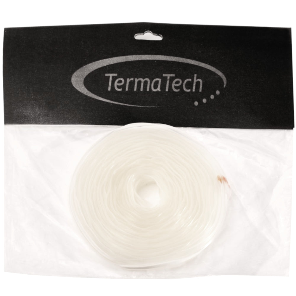 TermaTech | Silikon-Dichtlippe für Glasplatten | selbstklebend | 5 Meter 