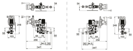 LK Armatur LK 420 MinShunt 2.0 Maßzeichnung
