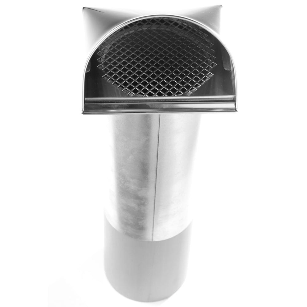 TermaTech | Verbrennungsluft-Set mit Klappe für Wandanschlüsse | Ø 125