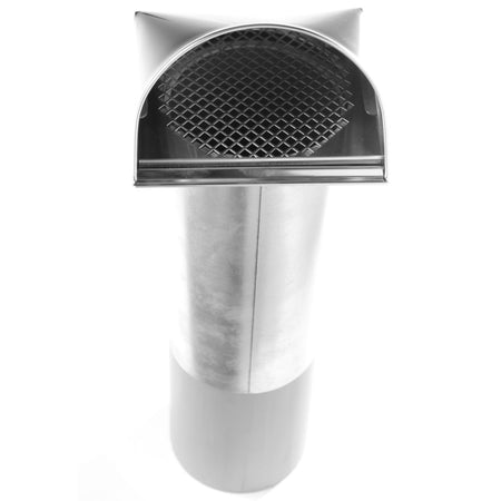 TermaTech | Verbrennungsluft-Set mit Klappe für Wandanschlüsse | Ø 125