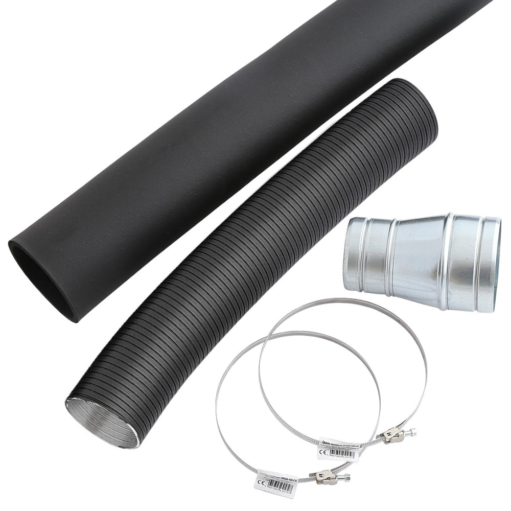 TermaTech | Verbrennungsluft-Set für Bodenanschlüsse 80/100 mm
