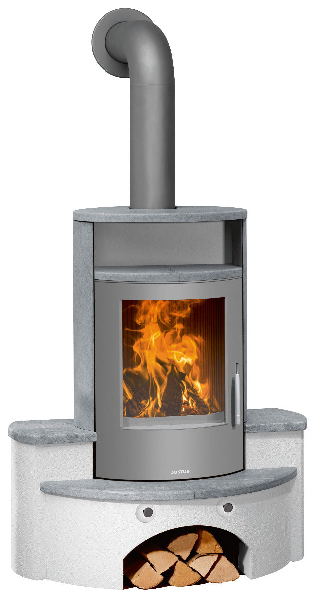 Justus Kaminofen Kaskade 2.0 Speckstein | klimaworld.com