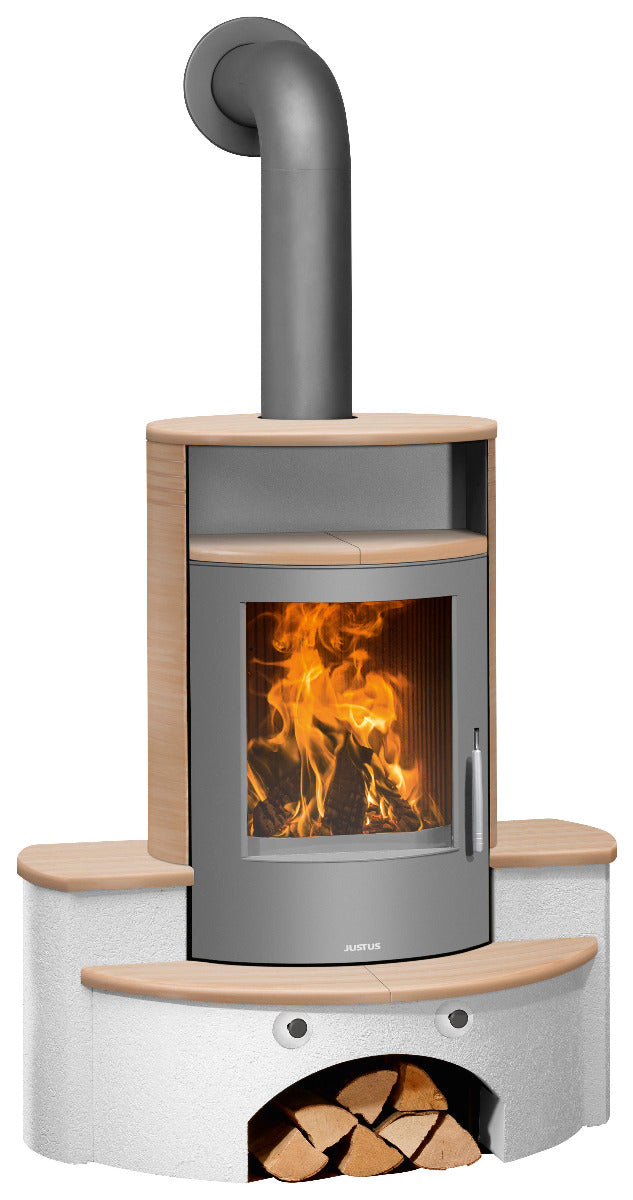 Justus Kaminofen Kaskade 2.0 Keramik Corretto | klimaworld.com