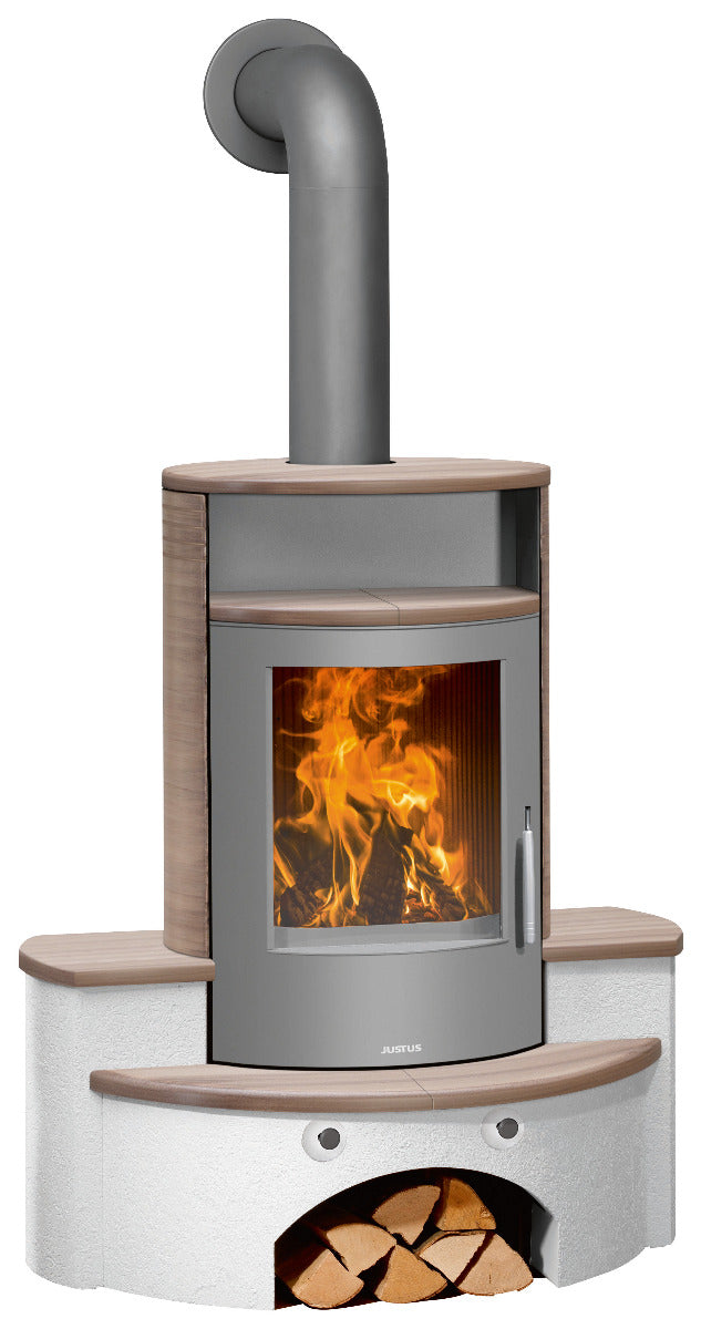 Justus Kaminofen Kaskade 2.0 Keramik Grappa | klimaworld.com 