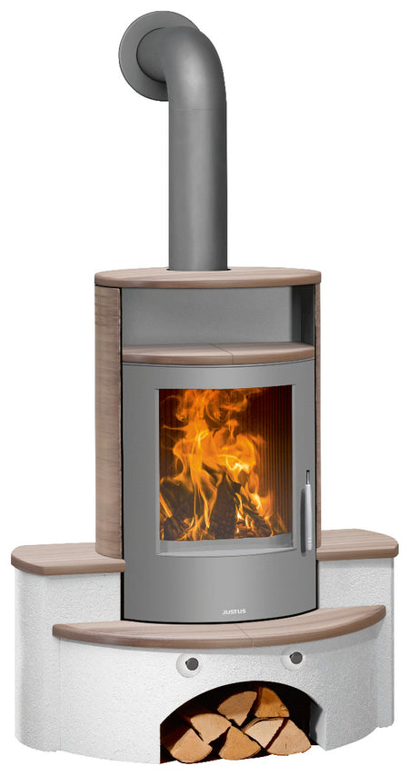 Justus Kaminofen Kaskade 2.0 Keramik Grappa | klimaworld.com 