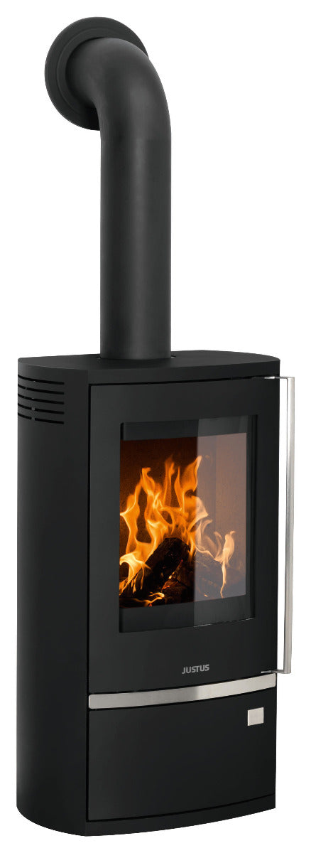 Justus Kaminofen Reno R Stahl Schwarz | klimaworld.com