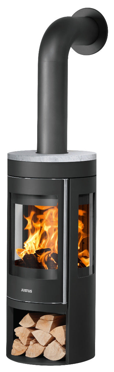 Justus Kaminofen Mino Trios 2.0 Top Speckstein | klimaworld.com