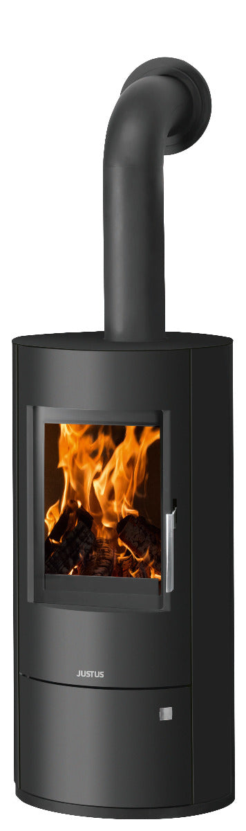 Justus Kaminofen Austin 7 Stahl Schwarz | klimaworld.com