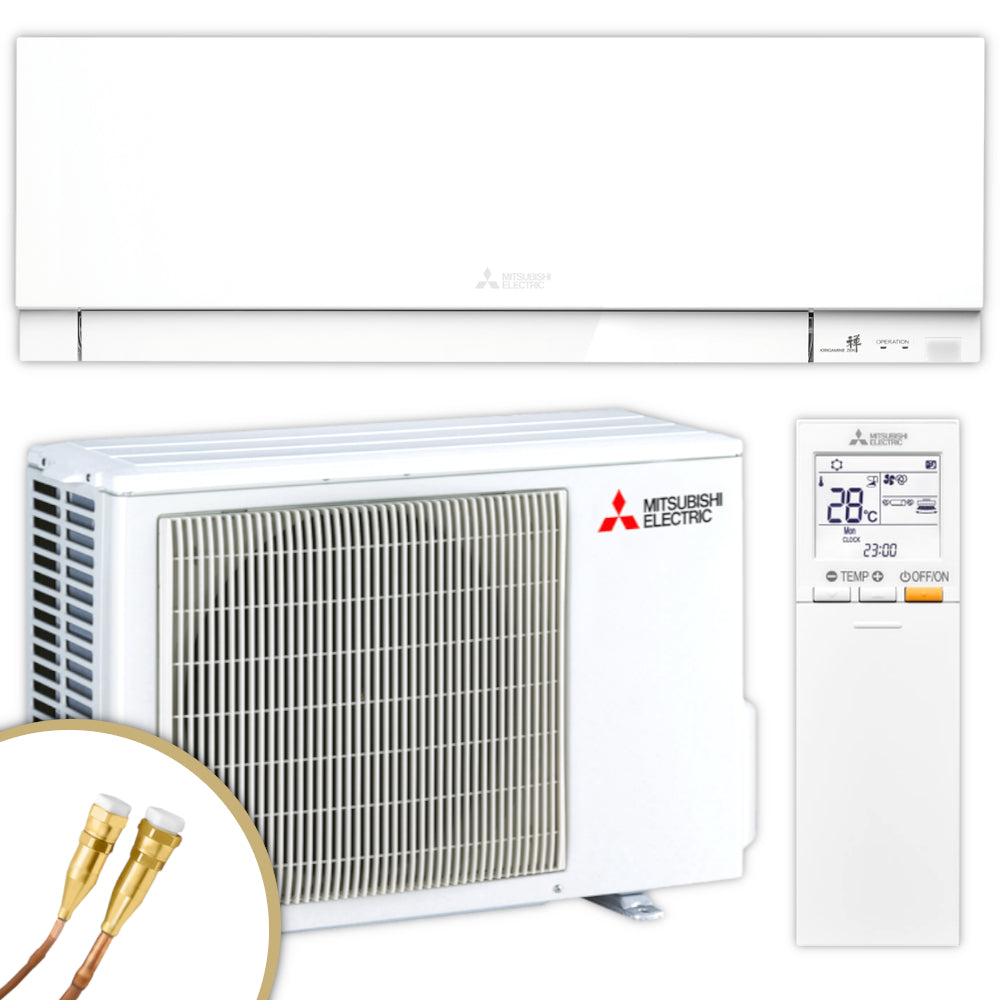 Mitsubishi Split Klimaanlage Set | MUZ/MSZ-EF25VGKW | 2,5 kW | klimaworld.com