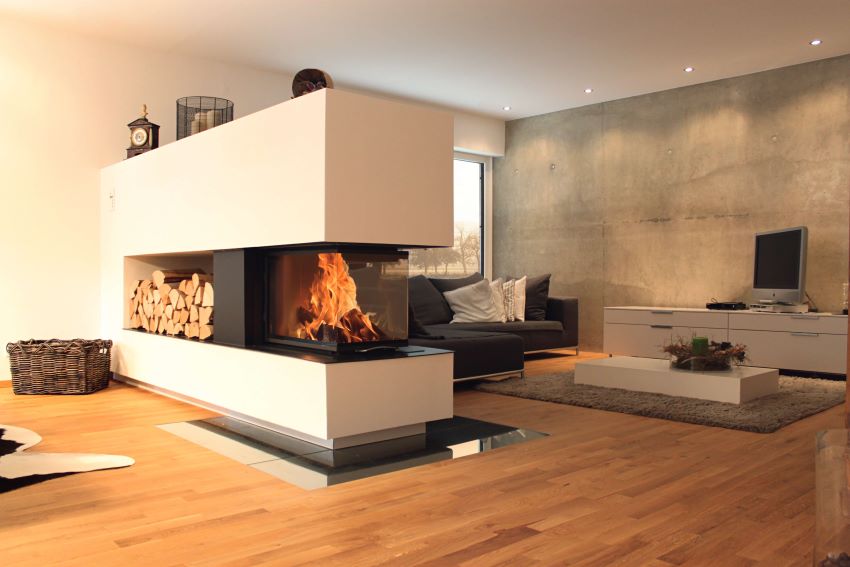 Austroflamm Kamineinsatz 48x72x51 S3 2.0 Ambientefoto- schwarzer Keramott | klimaworld