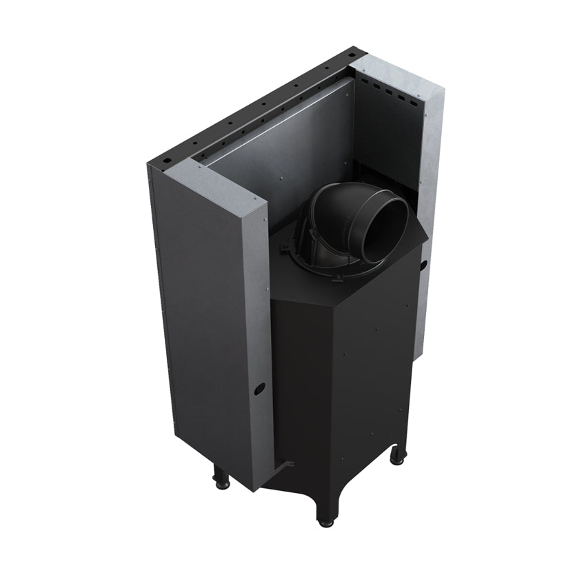 Kratki Warmluftkamineinsatz Nadia 10 | hochschiebbar | 10 kW