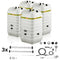 Rotex Heizöltank variosafe Set - 4x1000 L Tank inkl. Zubehör | VSF 112