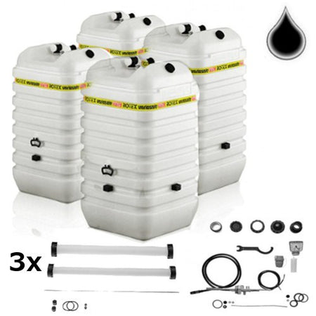 ROTEX Variosafe Heizöltank im Tank 4x1000 L + Grundpaket ANK+ 3xB2 VSF 