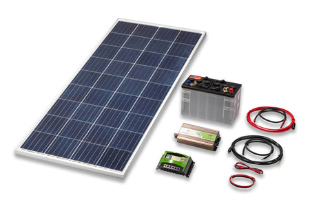 Solar Inselanlage | 500 Watt Set | Strom erzeugen und speichern | Klimaworld