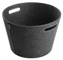 Holzkorb Aduro Proline aus Filz, Ø45, grau