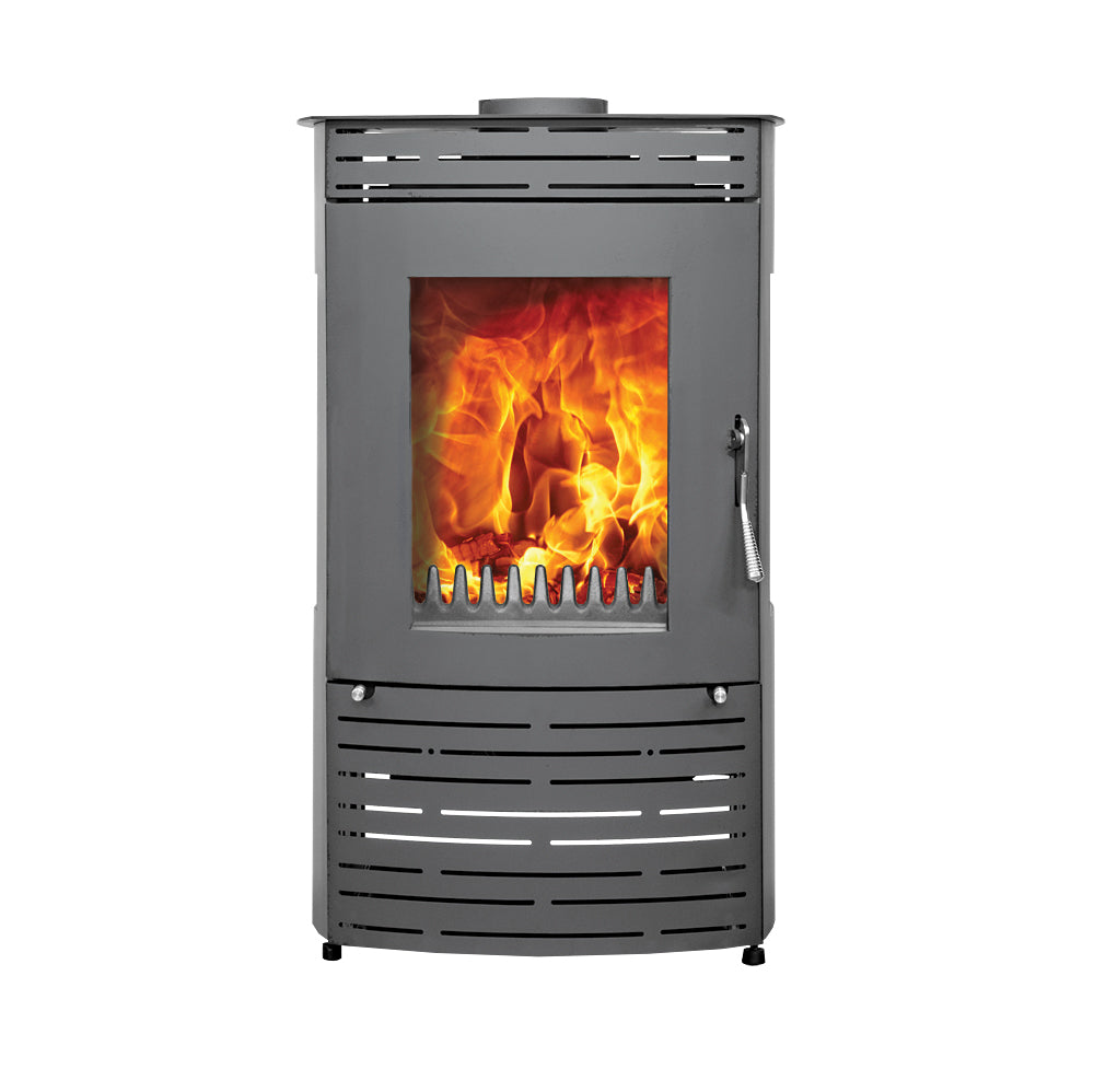 Warmluftkaminofen Mijava Barcelona Panorama 7kW Euroteplo