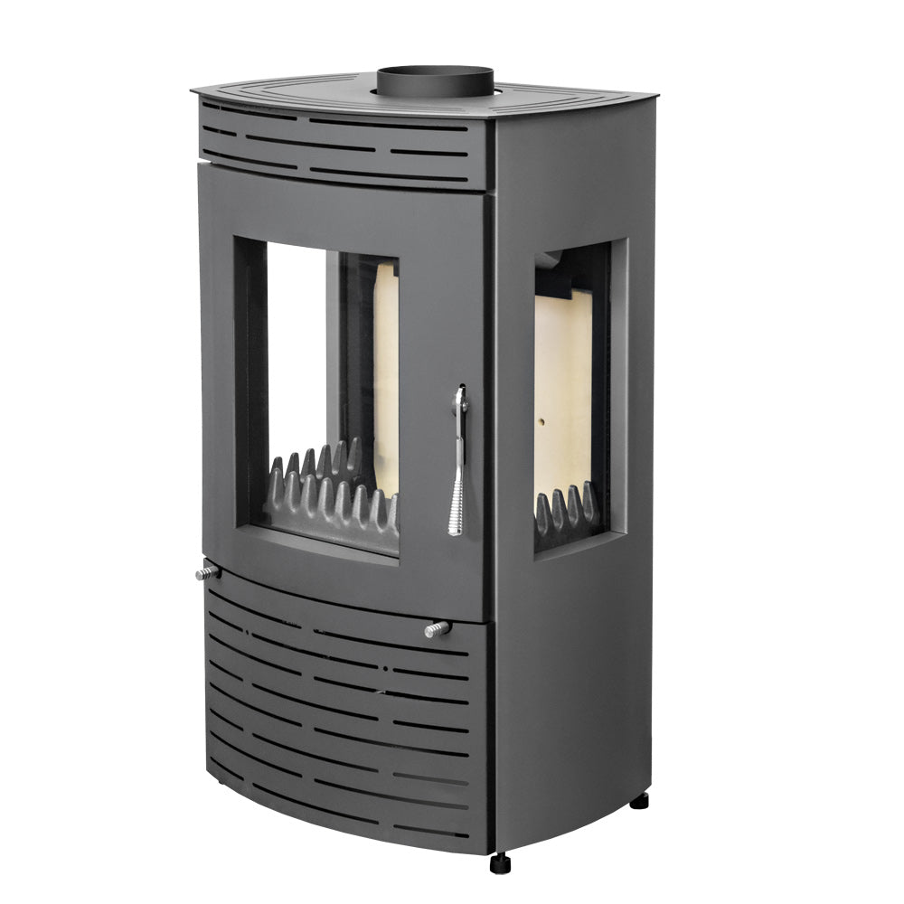 Warmluftkaminofen Mijava Barcelona Panorama 7kW Euroteplo