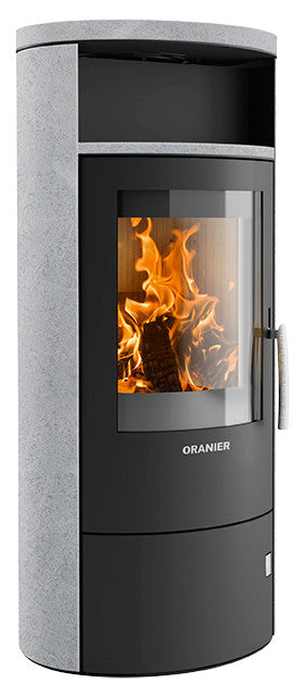 Oranier Kaminofen Polar 7-2.0 Stahl Schwarz, Speckstein  | klimaworld.com