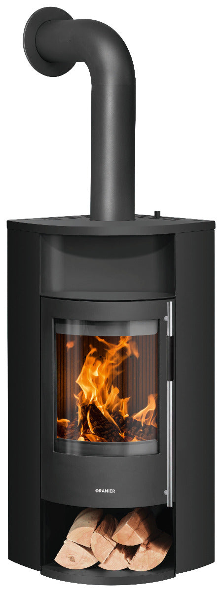 Oranier Kaminofen Polar Neo Eck | Stahl Schwarz | klimaworld.com