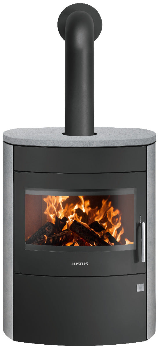 Justus Kaminofen Agero 2.0 Speckstein | Klimaworld.com