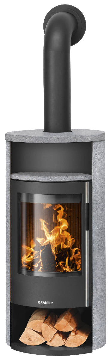 Oranier Polar Neo 6 Stahl Schwarz, Speckstein | klimaworld.com