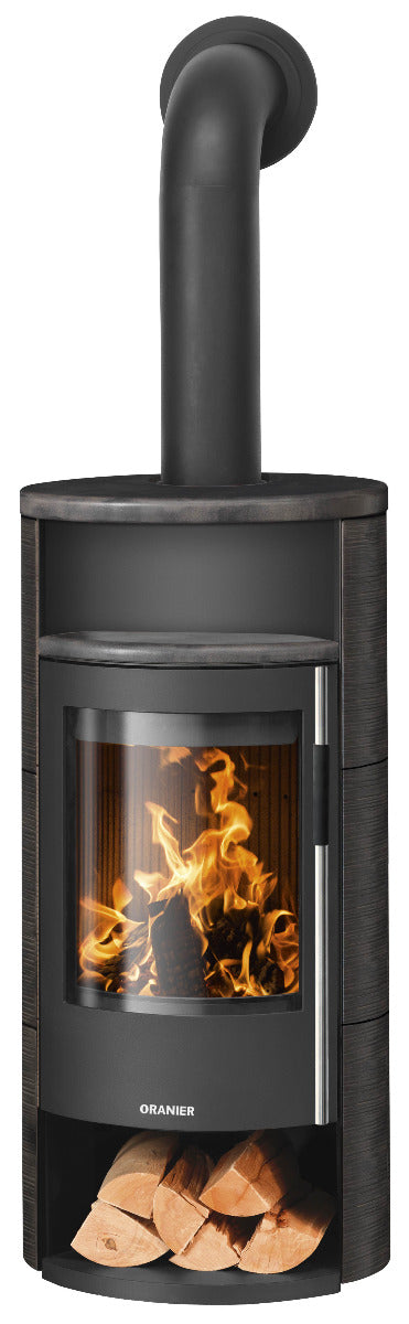 Oranier Polar Neo 6 Stahl Schwarz, Keramik Namib | klimaworld.com